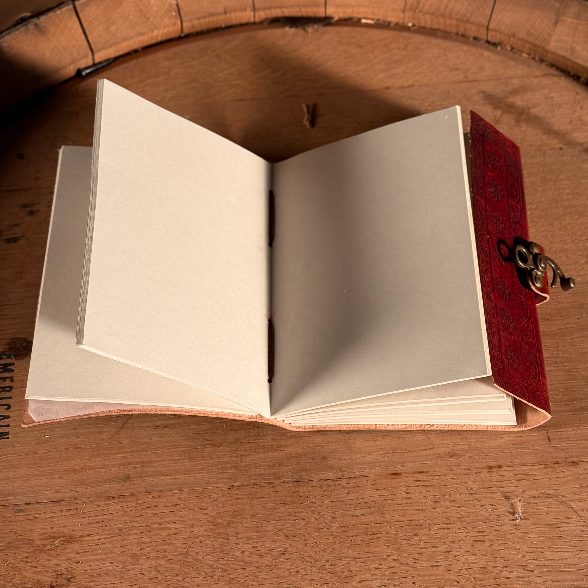 Notizbuch Lebensbaum, echtes Leder