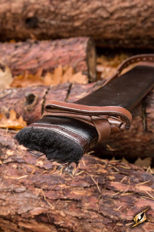 Schwertscheide Medium Linkshänder schwarz