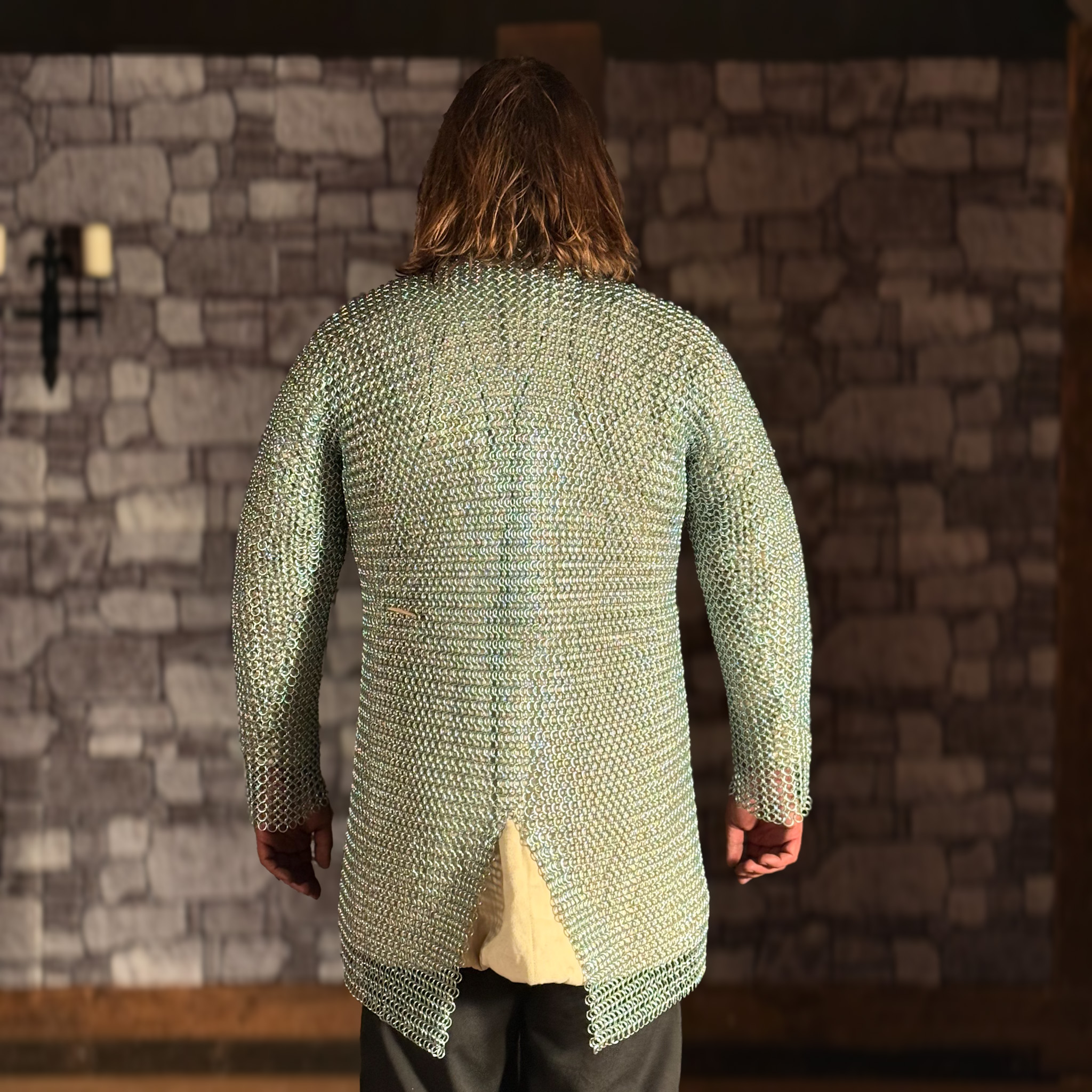 Rundring Kettenhemd, Hauberk, ID 10 mm, verzinkt