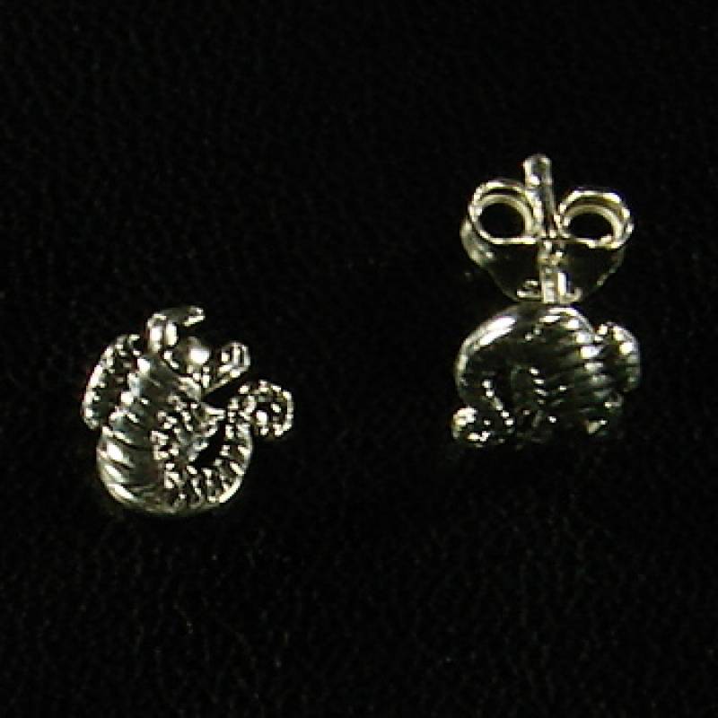 Silber Ohrstecker Skorpion