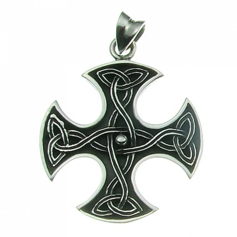 Silberanhänger Keltisches Kreuz