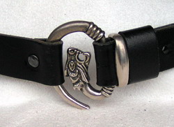Mittelaltergürtel Wolfskopf