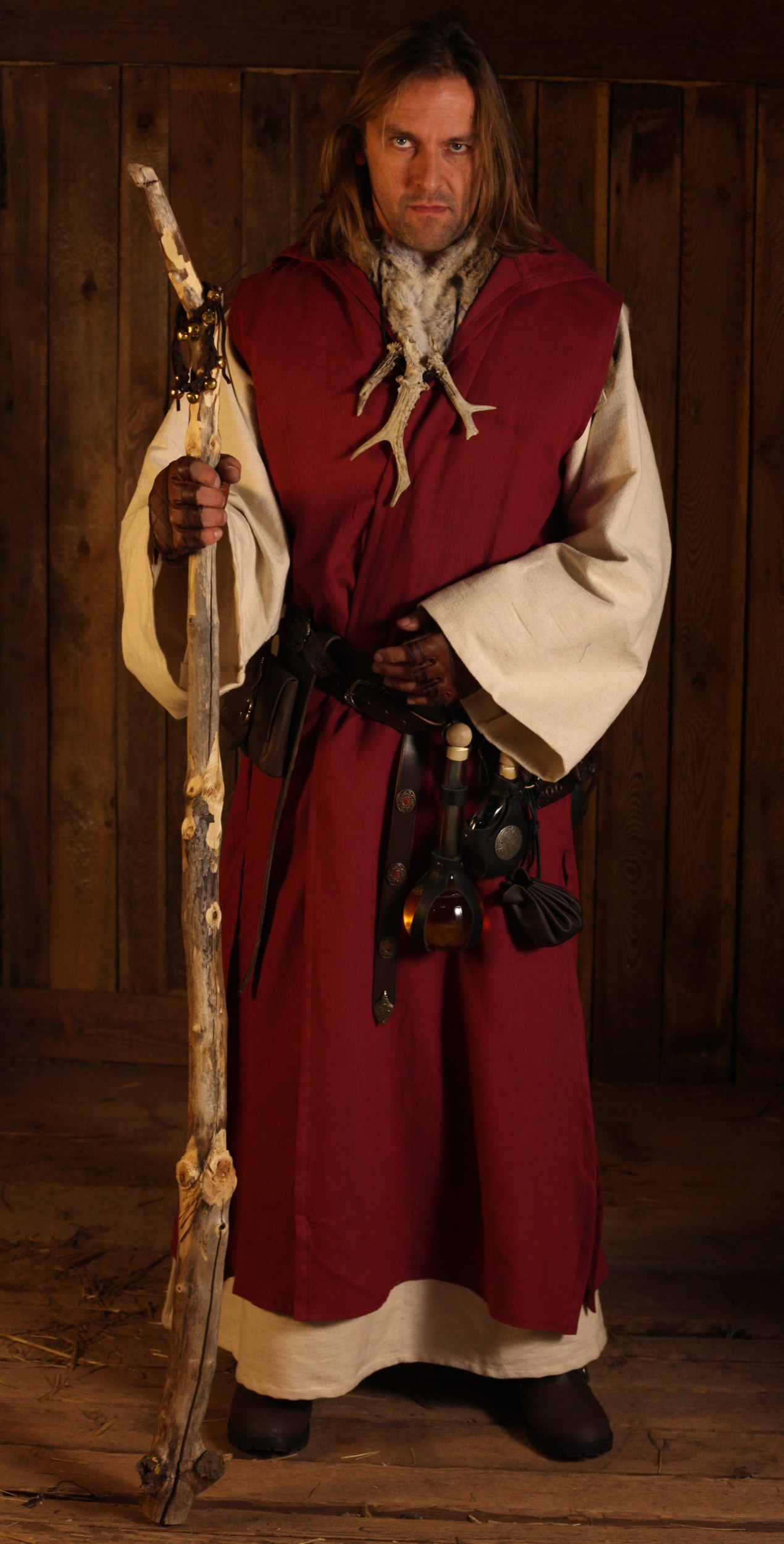 Komplettes Kostüm Druide