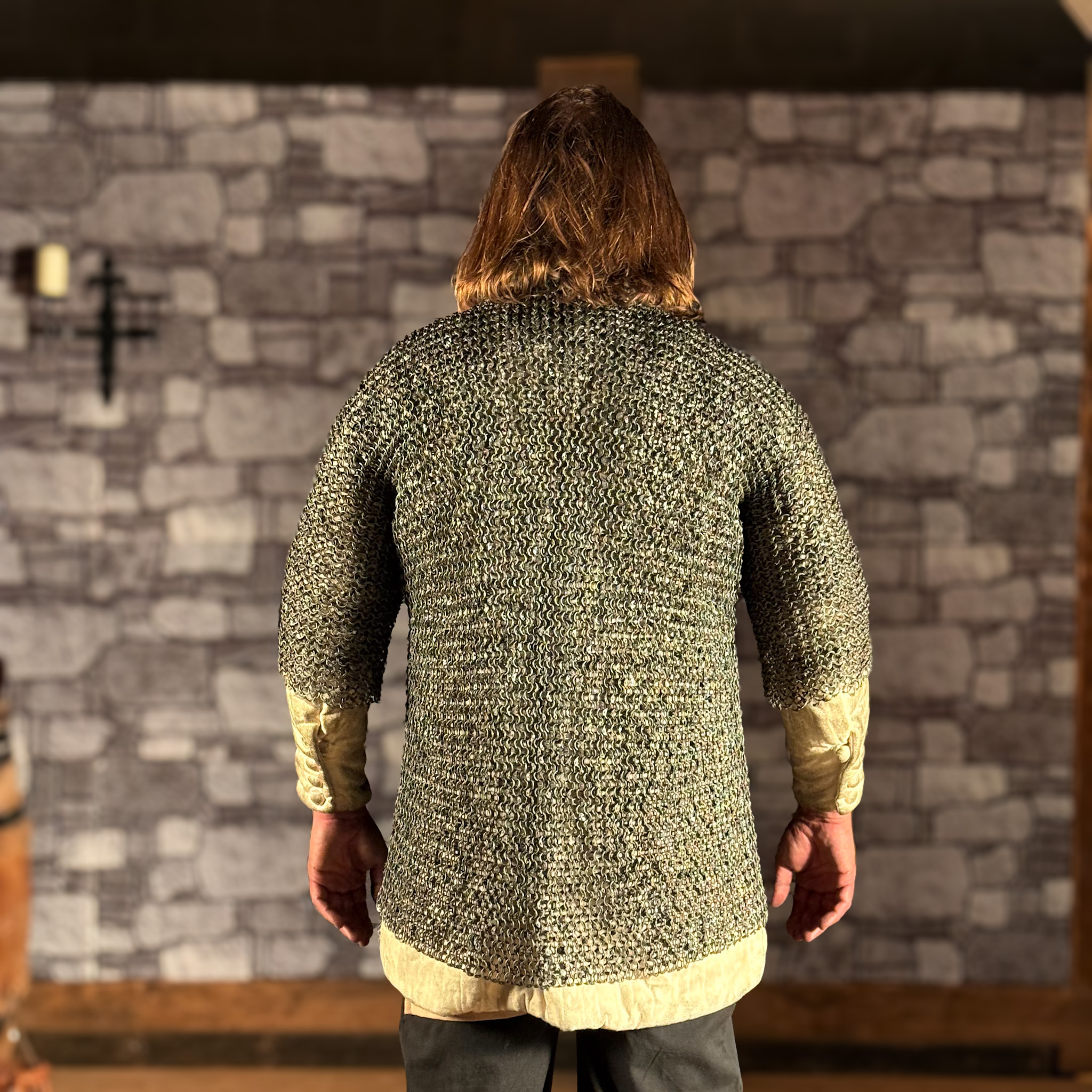 Kettenhemd Haubergeon Rundring Vernietet 10mm