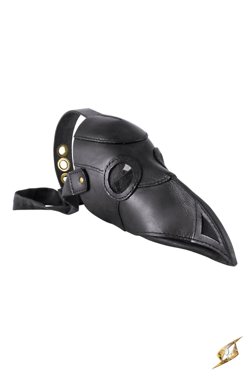 Maske Pestdoktor schwarz