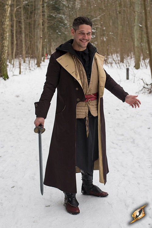 Hexenjägermantel Hellsing, braun