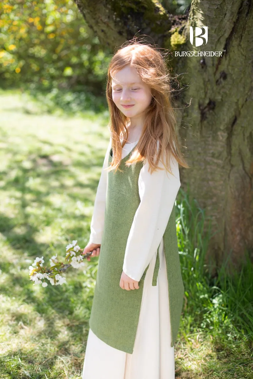 Kinderüberkleid Ylva Lindgrün