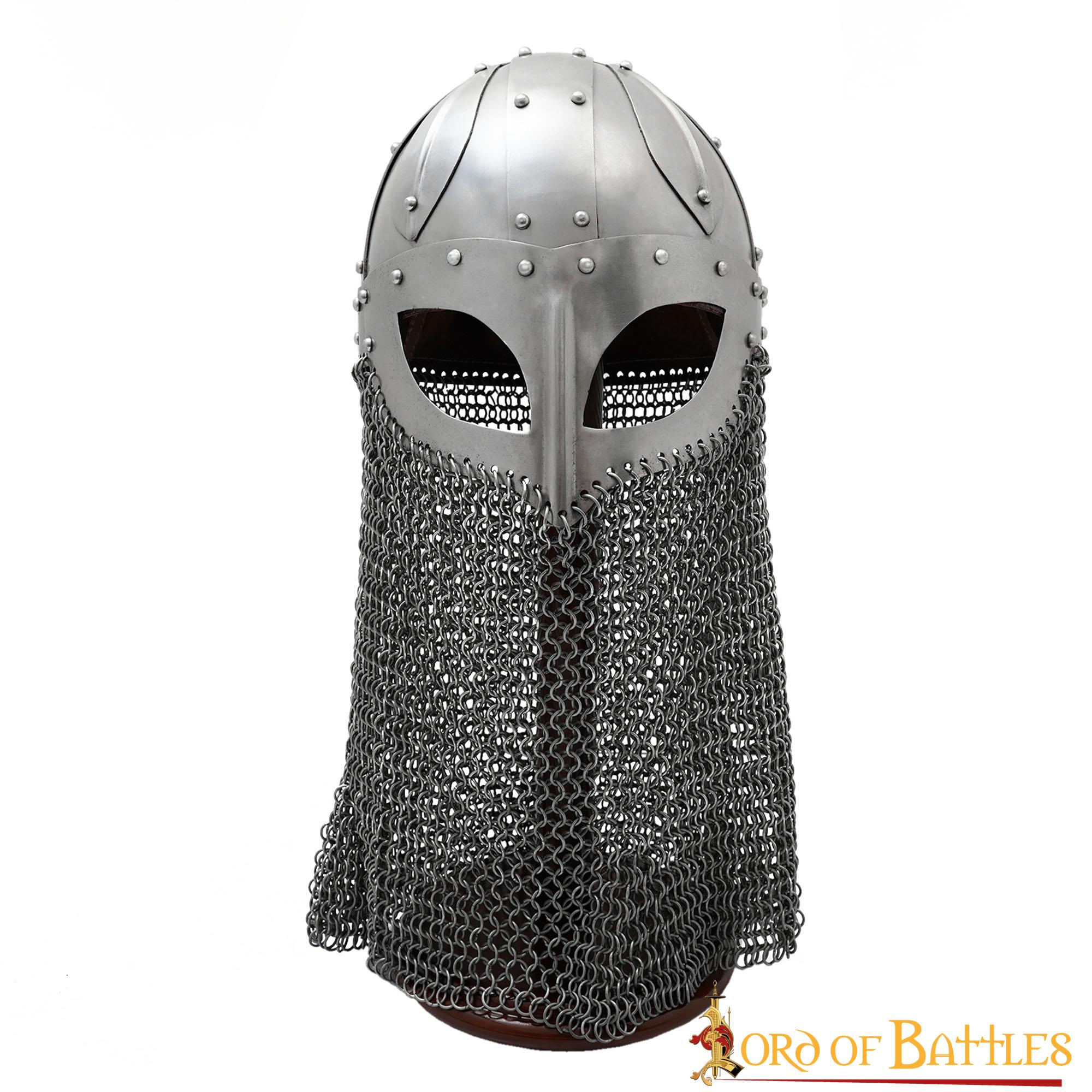Wikinger Brillenhelm mit Kettenbrünne
