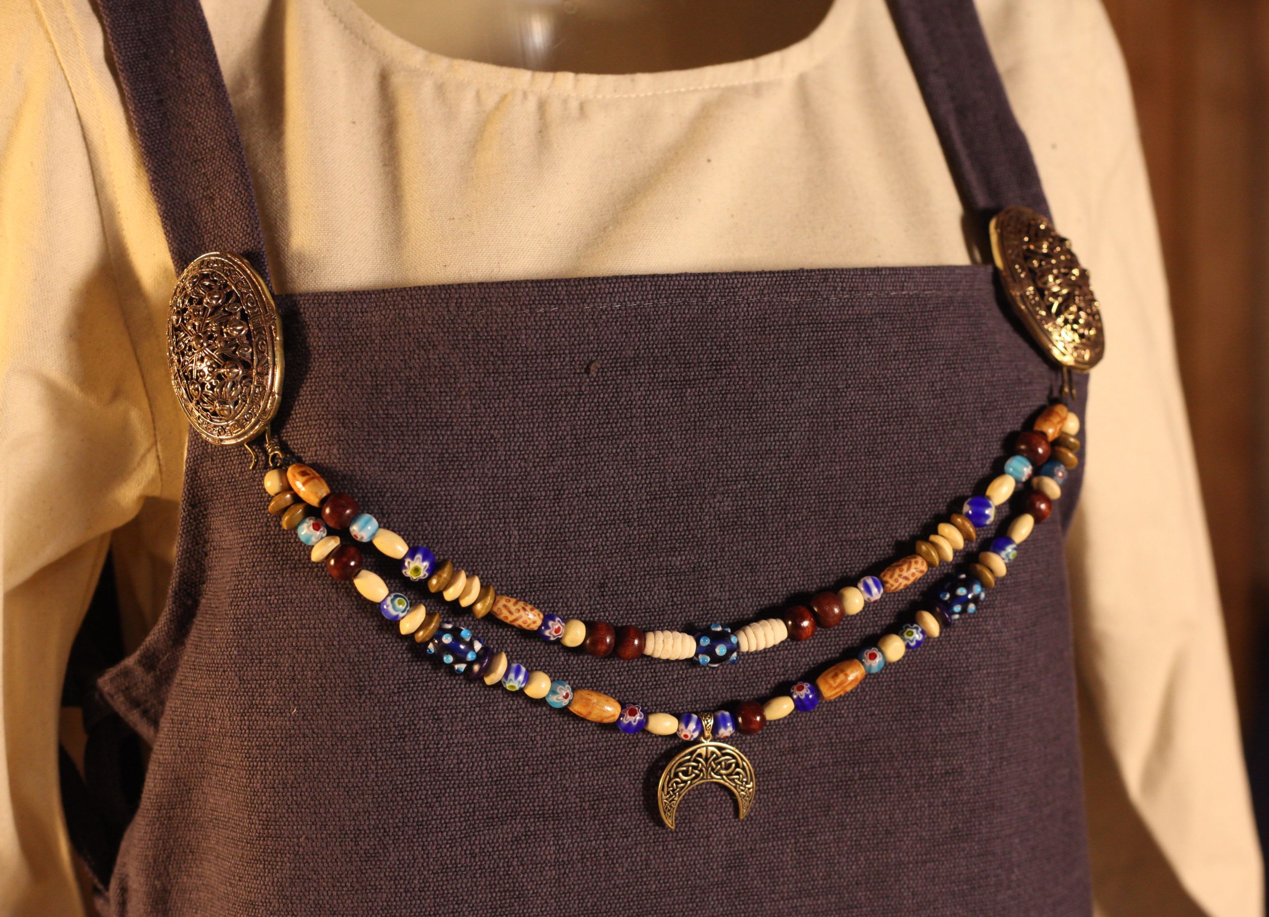 Fibelkette im Wikingerstil mit Lunula