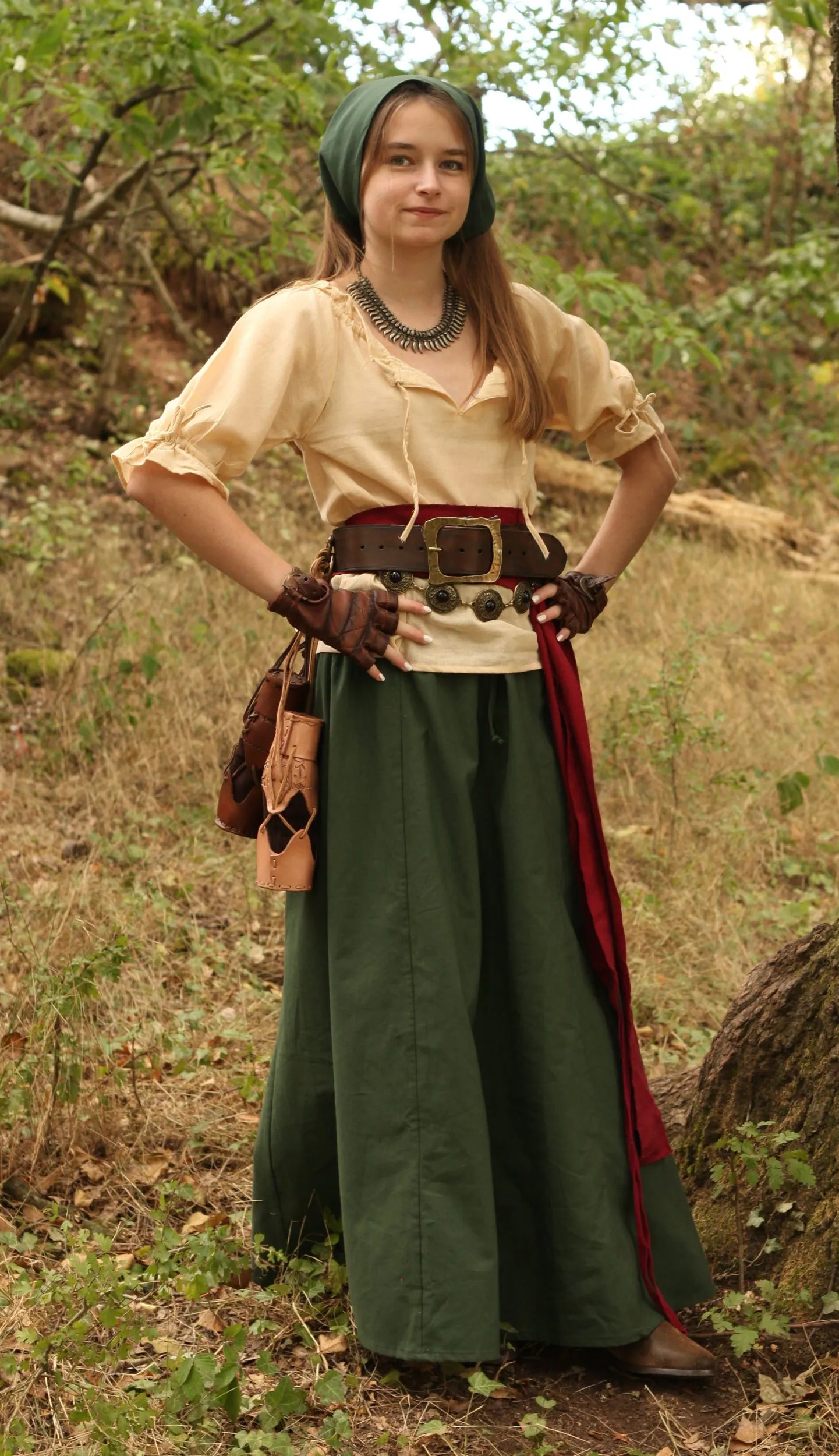 LARP Komplettoutfit Streunerin