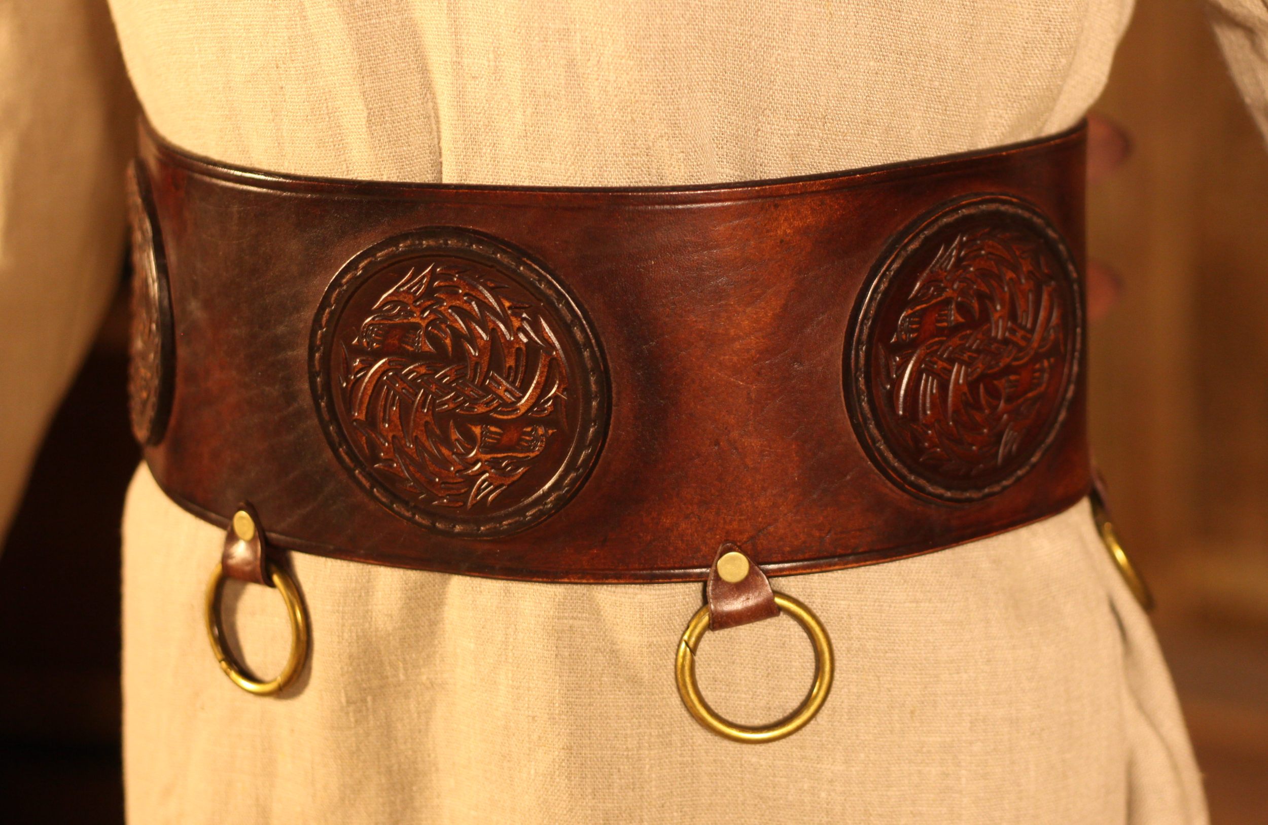 Bausatz für Breitgürtel 12,5cm mit Ringen