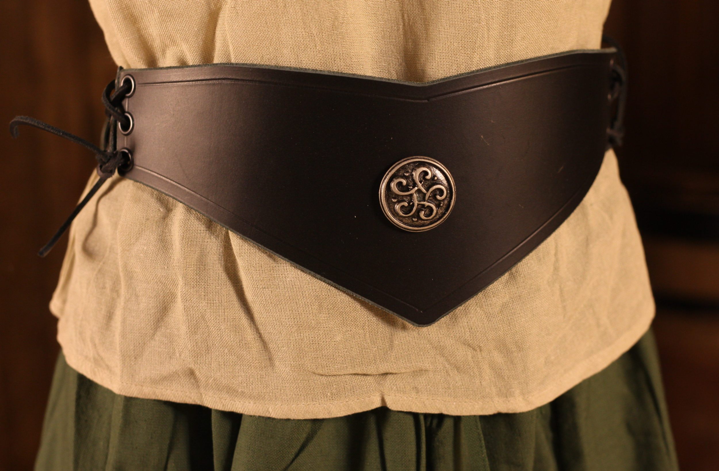 Miedergürtel mit keltischer Niete