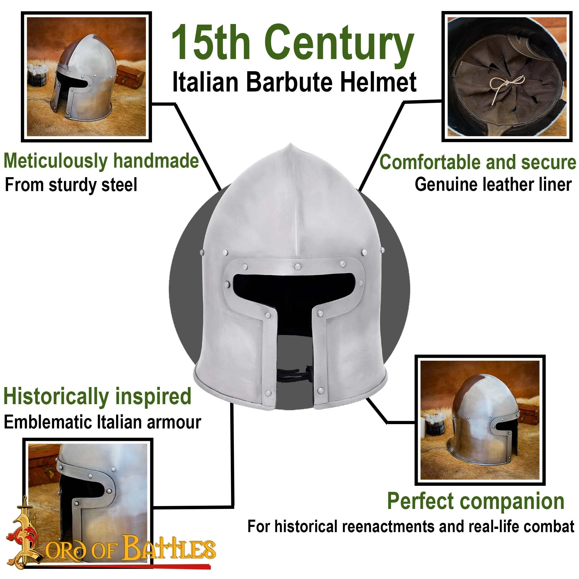 Italienische Beckenhaube 15. Jhd. 1,3mm