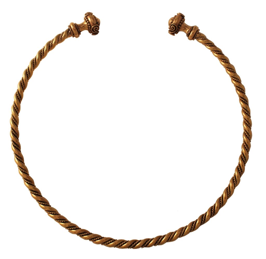 Keltischer Bronze-Halsreif für Frauen