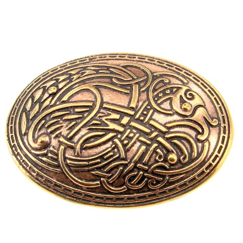 Bronze Wikinger Schalenfibel