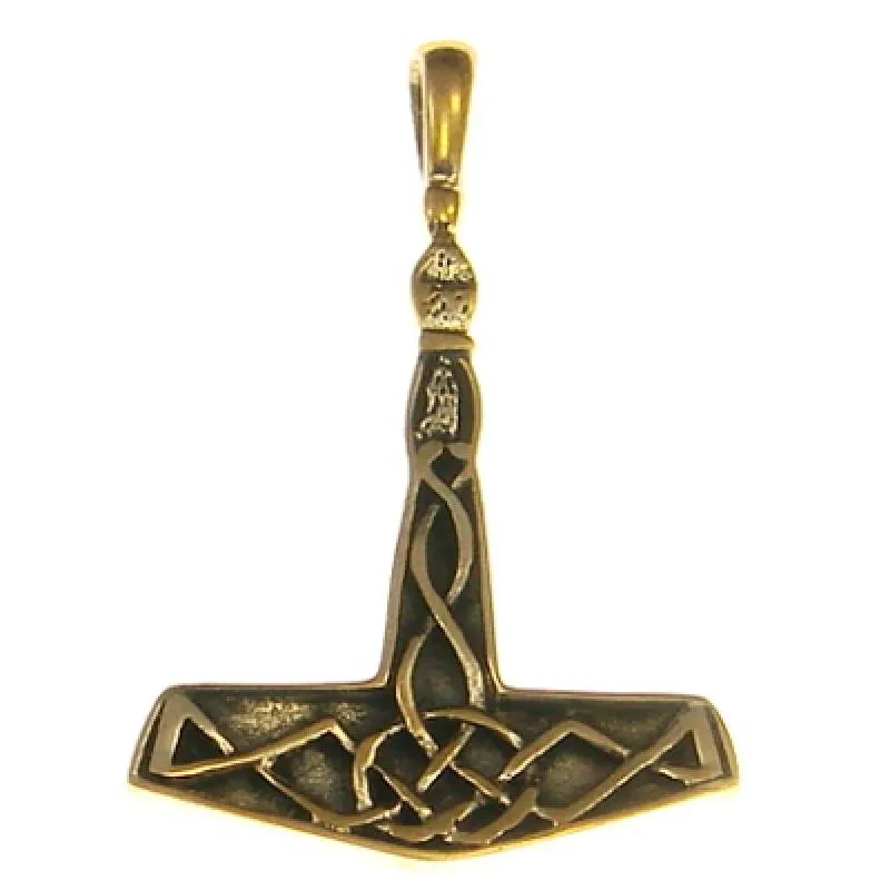Bronzeanhänger Thorshammer schmal