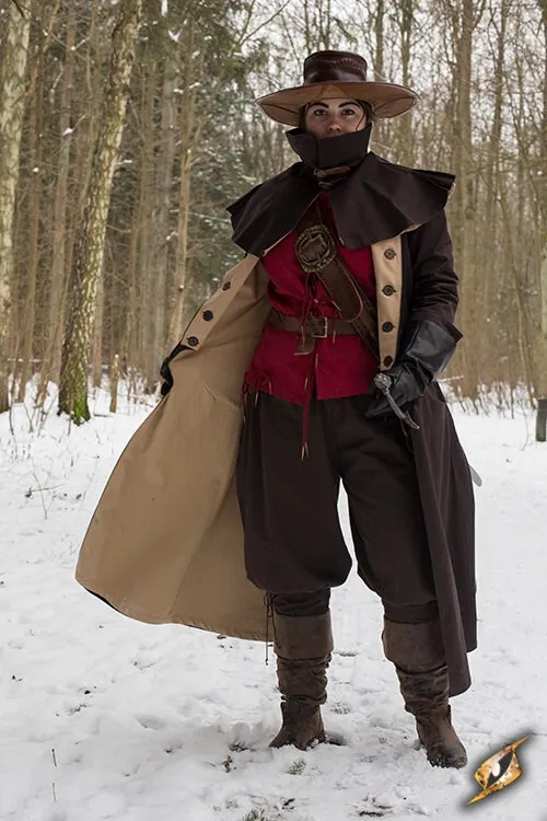 Hexenjägermantel Hellsing, braun