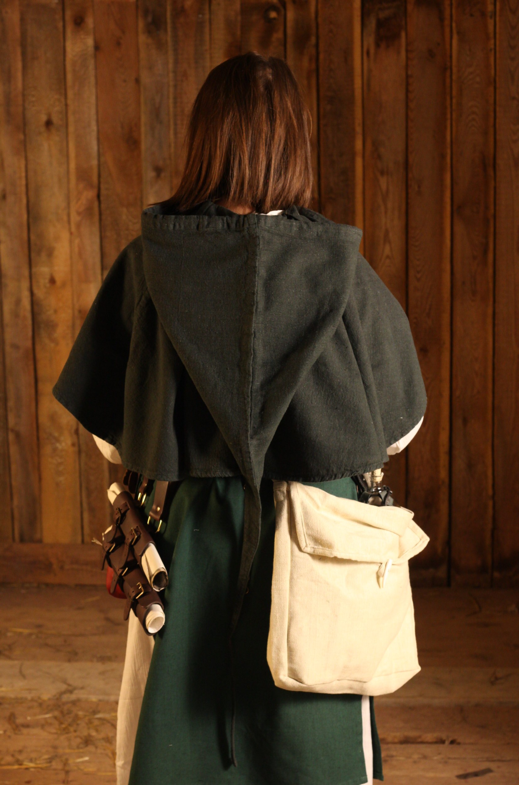 Gugel mit langer Kapuze