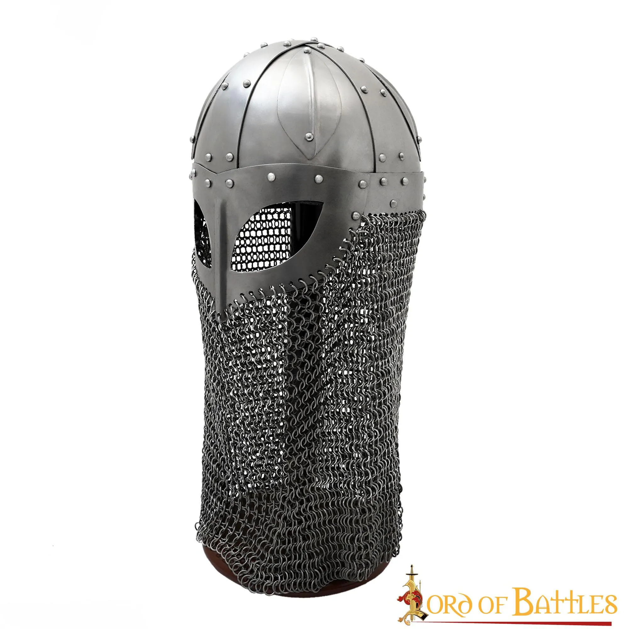 Wikinger Brillenhelm mit Kettenbrünne