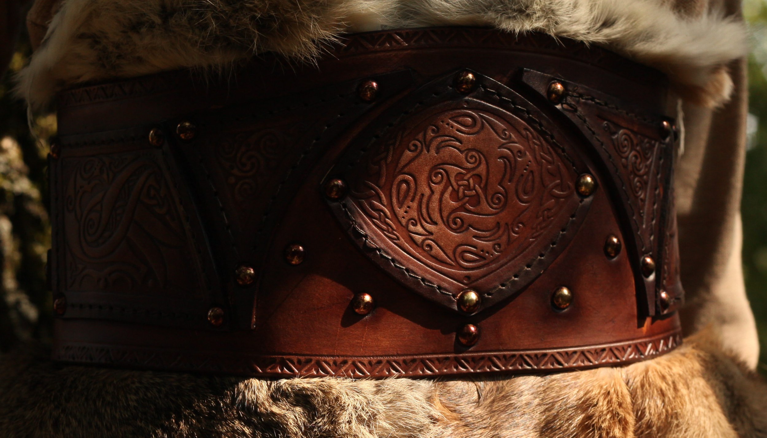 LARP Ledergürtel Clan Chief