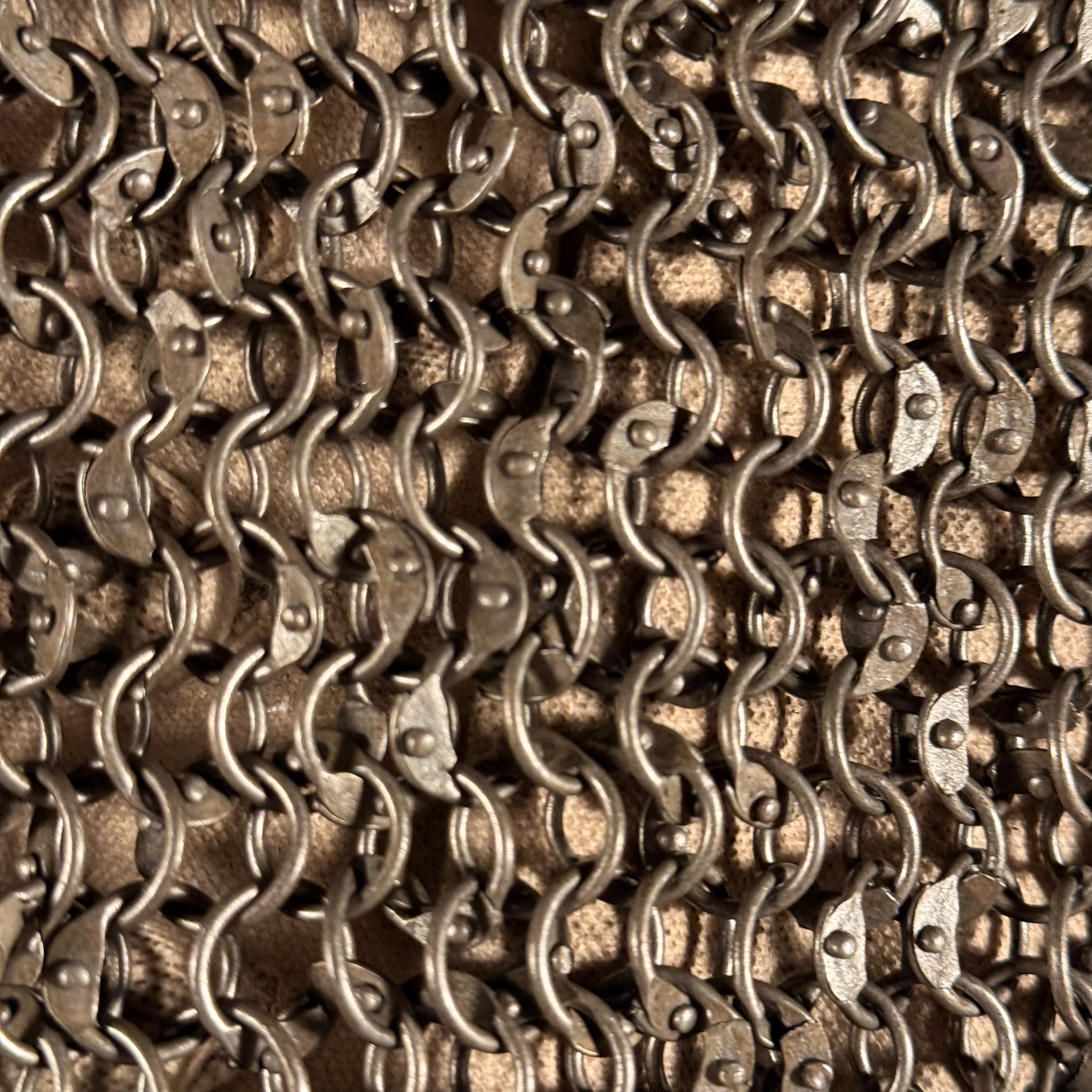 Kettenhemd Hauberk Rundring Vernietet 10mm