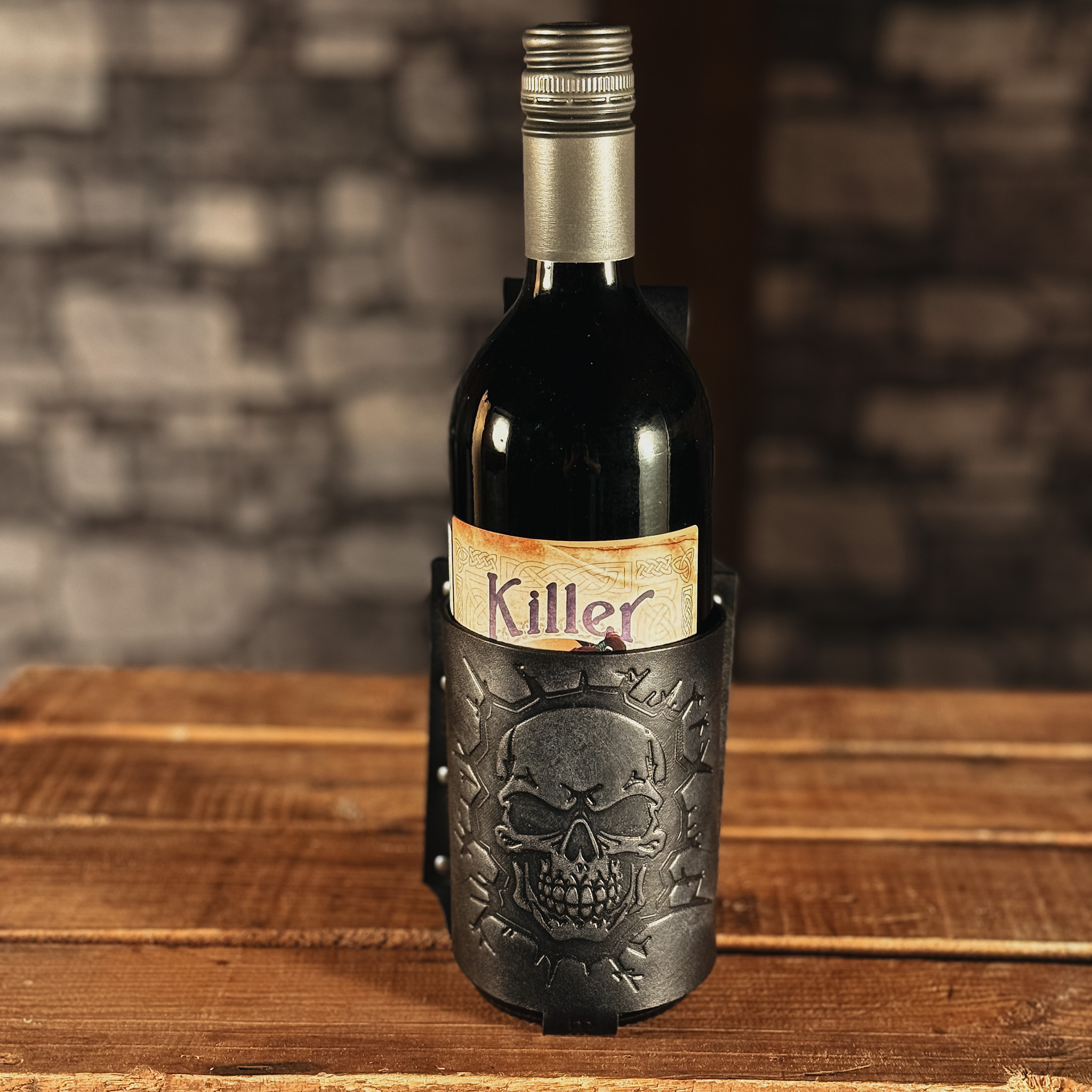 BecherBoss Getränkehalter Totenkopf 06 schwarz