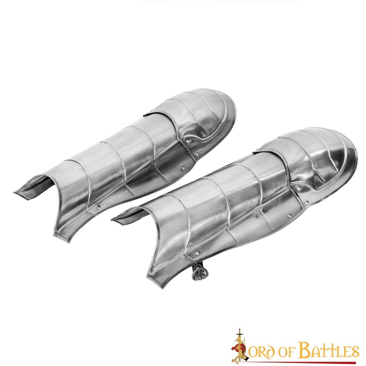 Mittelalterliche Beinschienen mit Knieschutz 1mm