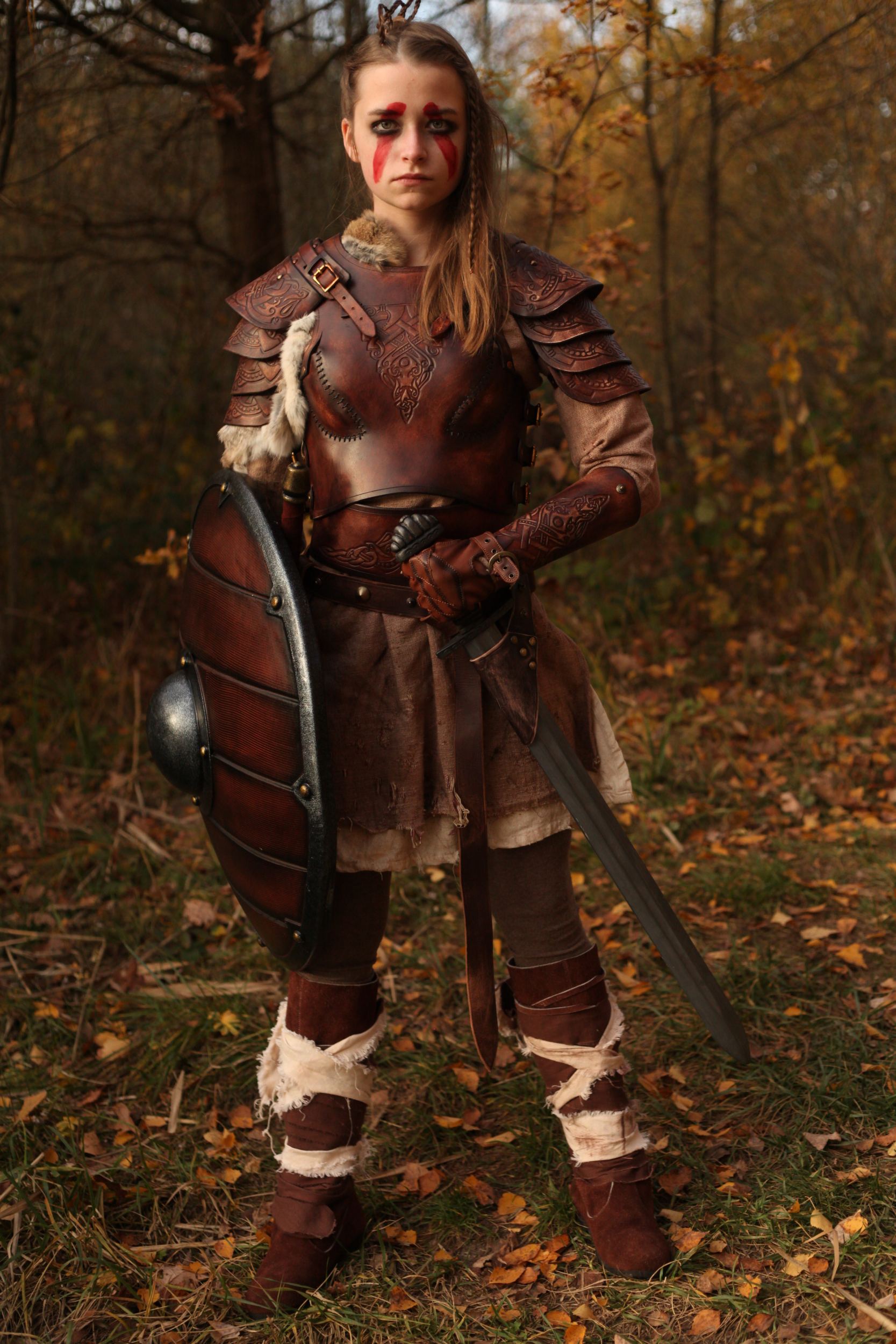 LARP Komplettoutfit Wikinger Schildmaid