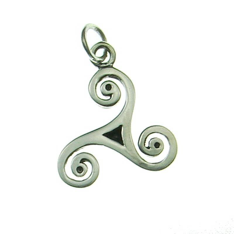 Silberanhänger Triskele