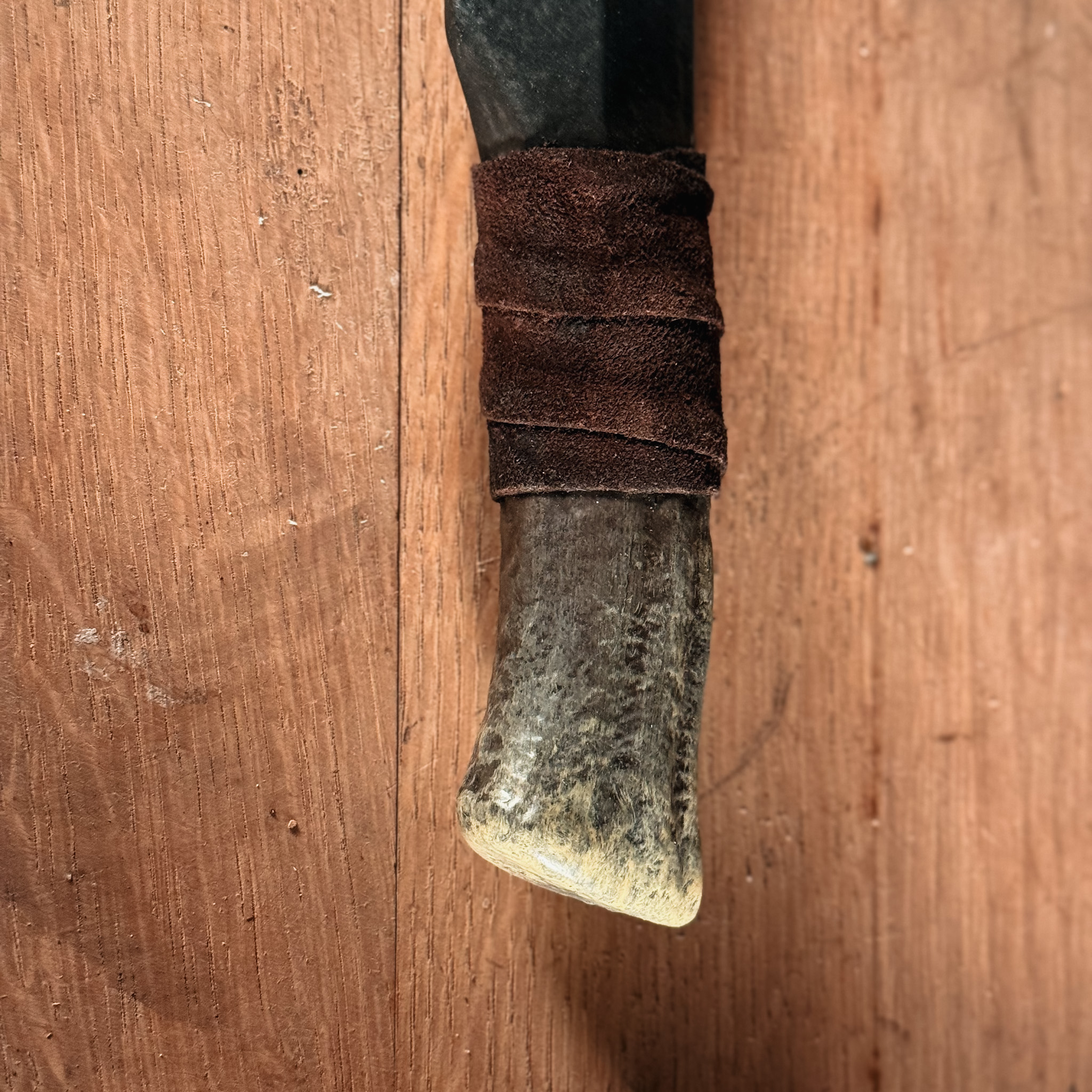 Regis Larp Messer mit Horngriff gerade, 30cm