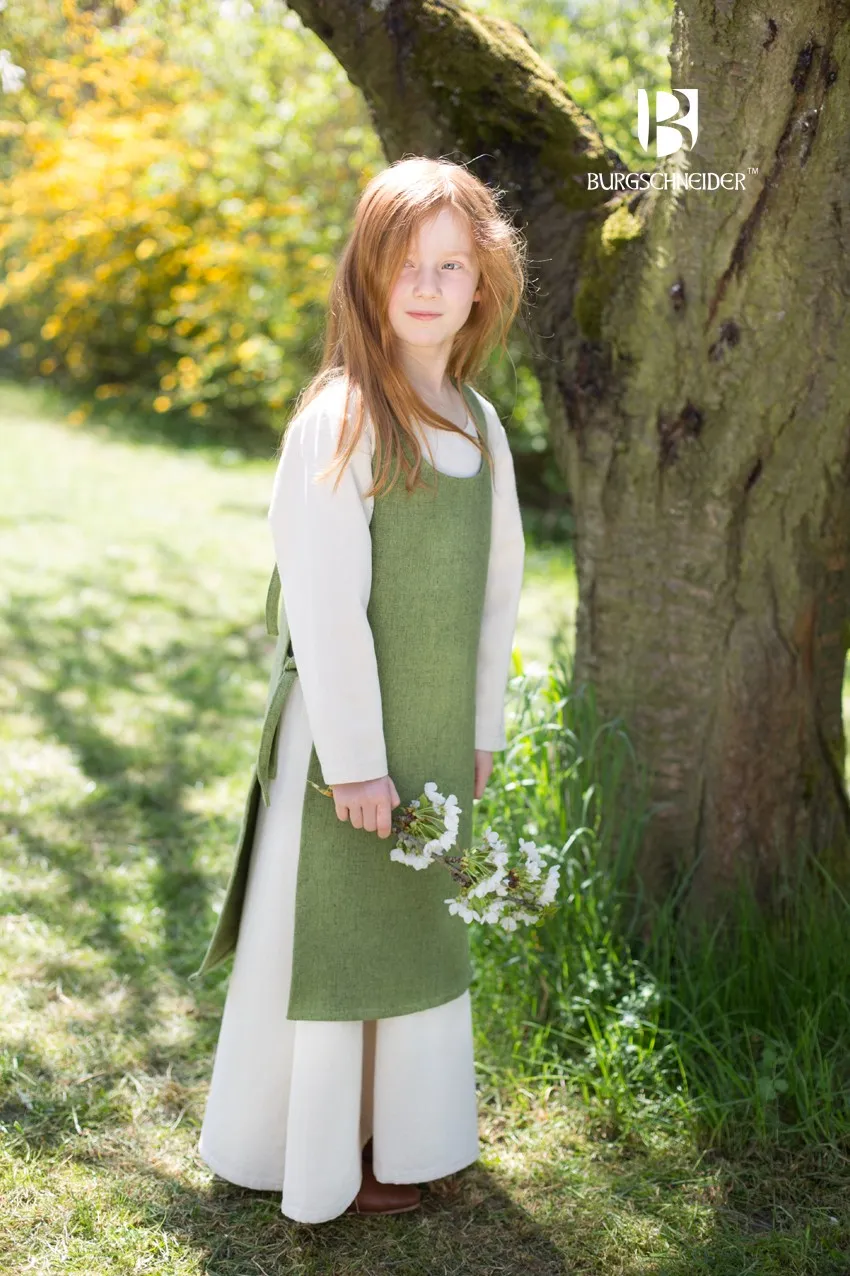 Kinderüberkleid Ylva Lindgrün