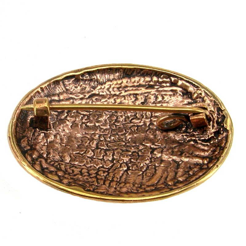 Bronze Wikinger Schalenfibel