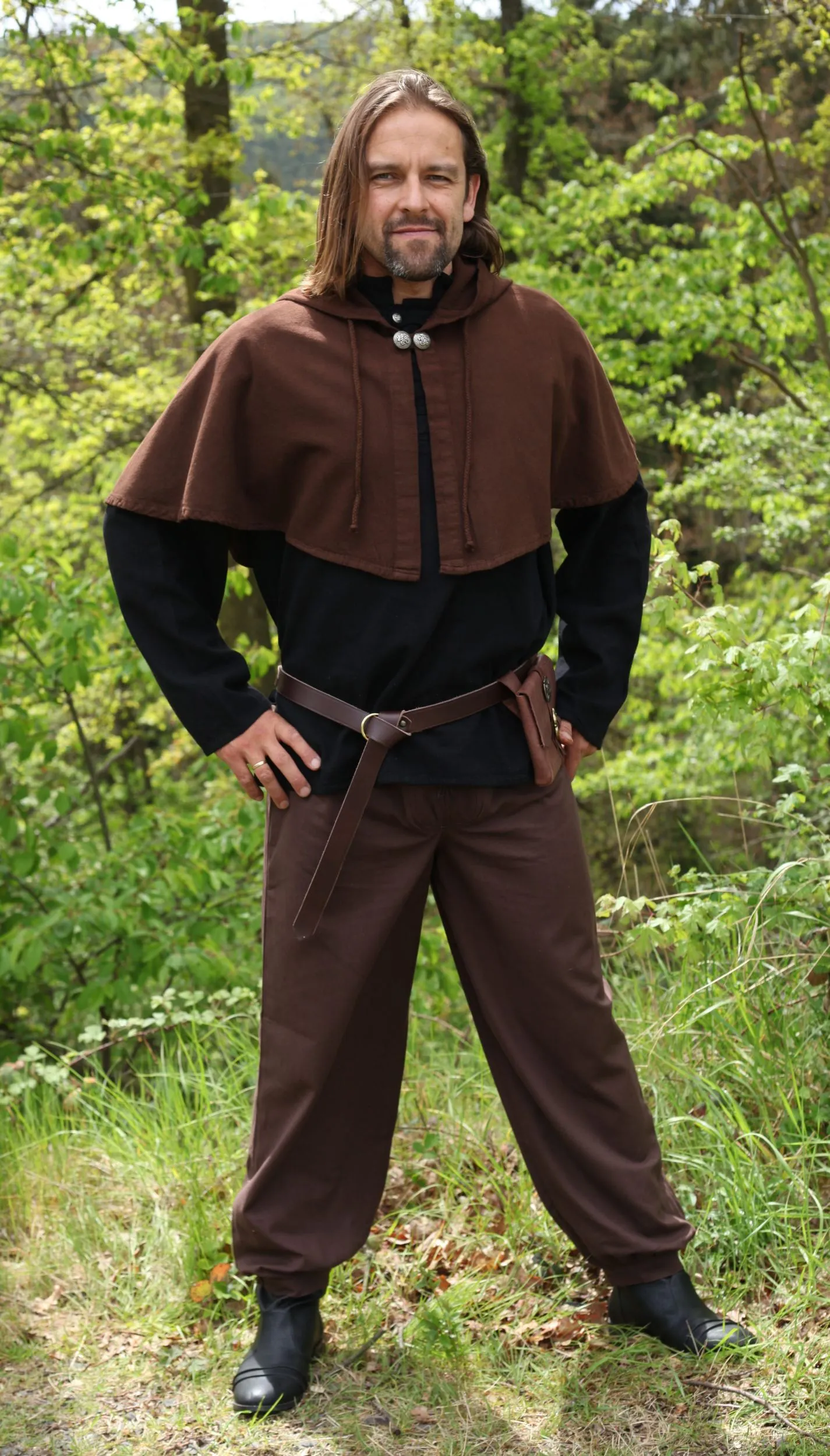 Piratenhemd, Mittelalterhemd, geknöpft