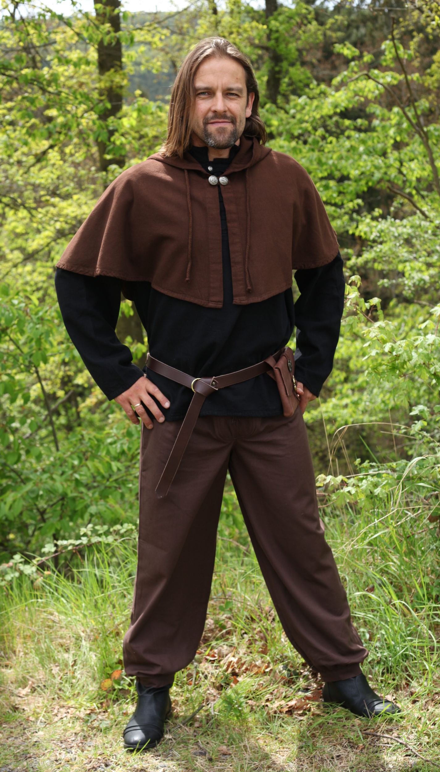 Piratenhemd, Mittelalterhemd, geknöpft