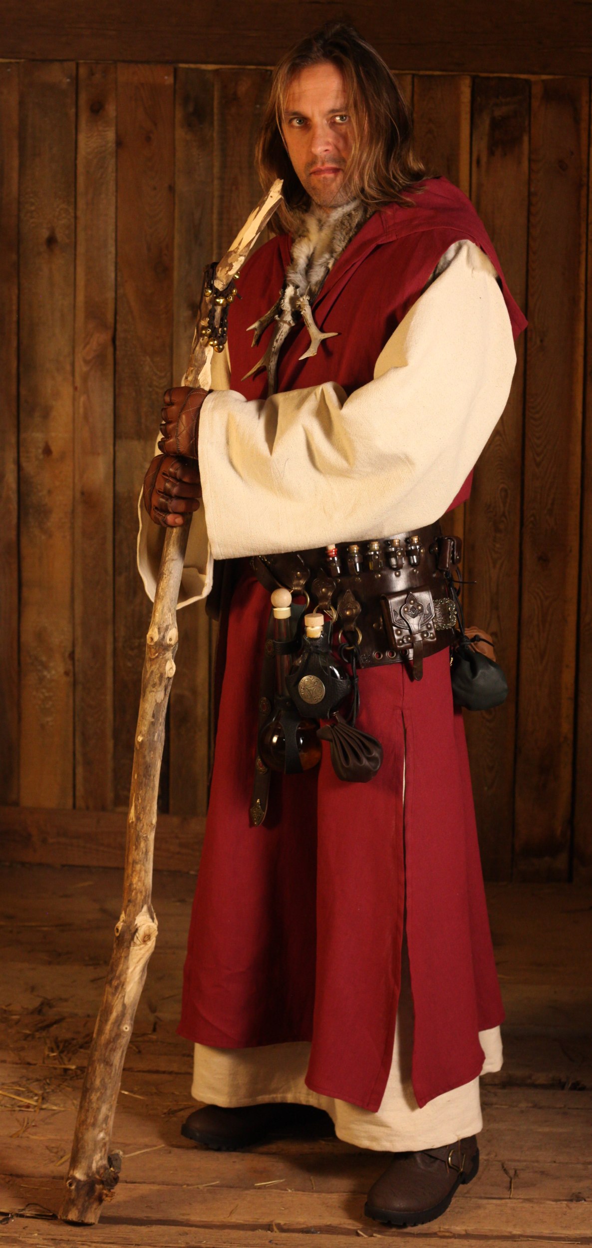 Komplettes Kostüm Druide