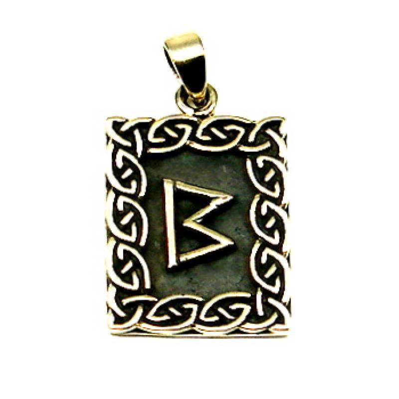 Bronzeanhänger Berkana